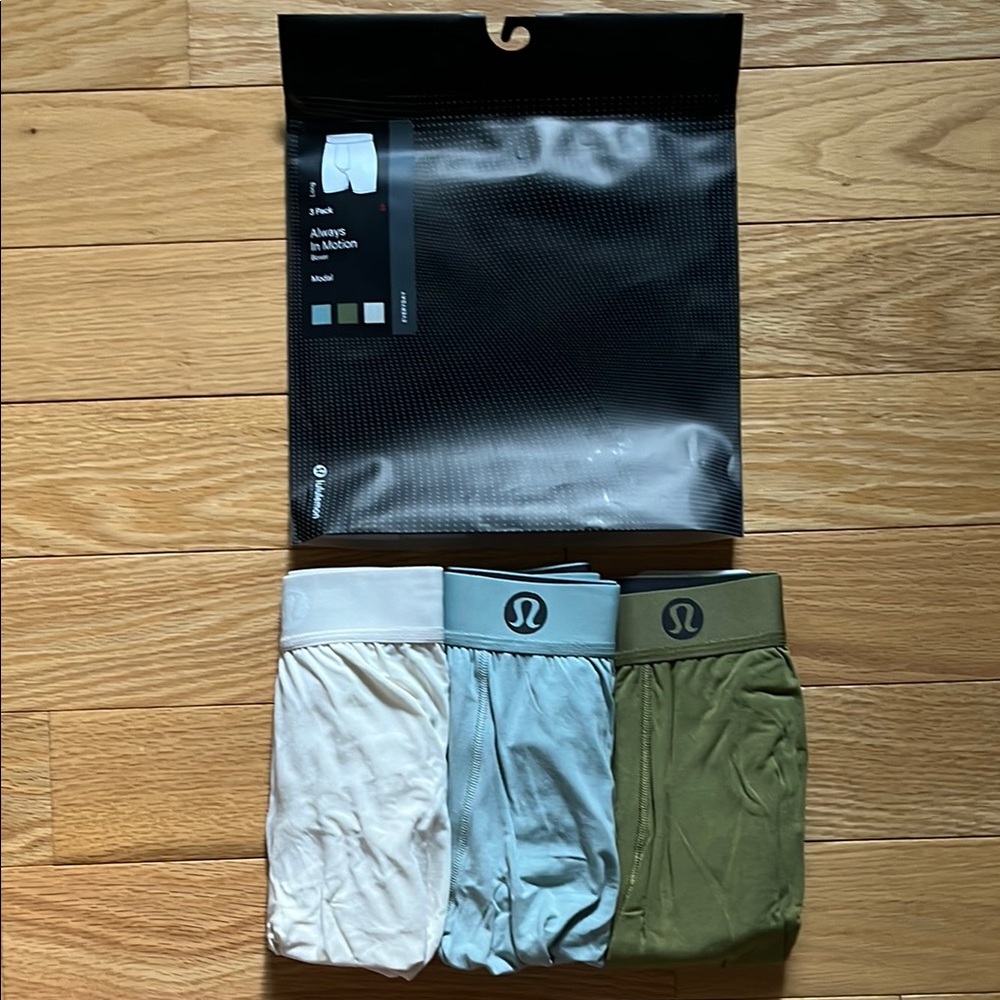 Lululemon Always in Motion Boxer Long 7” *3 Pack